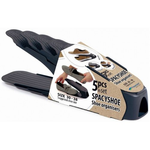 Prosperplast SPACYSHOE Sada organizérů na boty vel. 30-38 antracit, 5 ks IOBS5 Prosperplast SPACYSHOE Sada organizérů na boty vel. 30-38 antracit, 5 ks IOBS5
