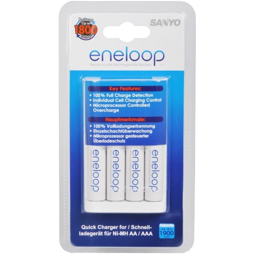 SANYO MQR06-E-4-3UTGB ENELOOP (4x AA) Nabíječka baterií 35031055 SANYO MQR06-E-4-3UTGB ENELOOP (4x AA) Nabíječka baterií 35031055