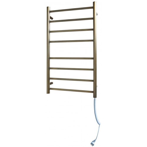 SAPHO REDONDO Elektrický sušák ručníků, kulatý, 500x900 mm, 75W, bronz ER320 SAPHO REDONDO Elektrický sušák ručníků, kulatý, 500x900 mm, 75W, bronz ER320