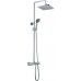 AQUALINE FANTASTIC sprchový sloup s termostatickou baterií, chrom FT200