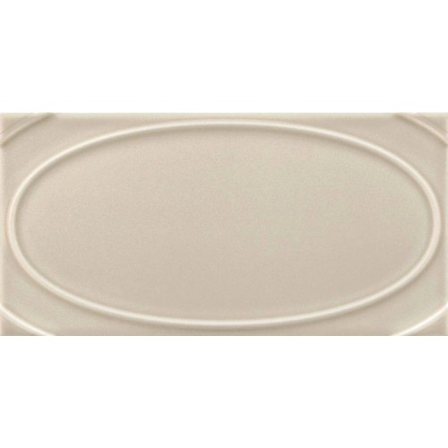 SAPHO FORMAE Oval Ecru keramická obkládačka 13x26 OVA5 SAPHO FORMAE Oval Ecru keramická obkládačka 13x26 OVA5