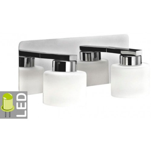 SAPHO MODERNISTA nástěnné LED svítidlo 2x3W, 230V, chrom LR422 SAPHO MODERNISTA nástěnné LED svítidlo 2x3W, 230V, chrom LR422