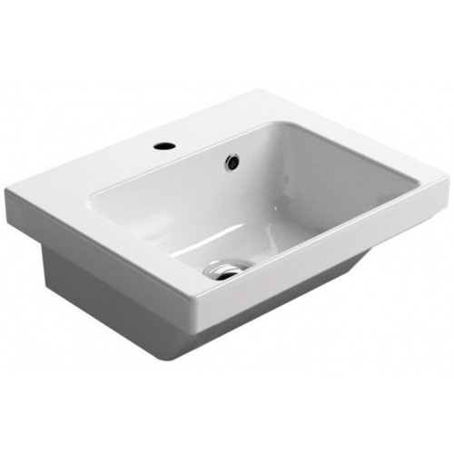 SAPHO NORM keramické umyvadlo 42x17x34 cm, ExtraGlaze, 8684111 SAPHO NORM keramické umyvadlo 42x17x34 cm, ExtraGlaze, 8684111