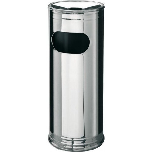 SAPHO Odpadkový koš s popelníkem, chrom 106315032 SAPHO Odpadkový koš s popelníkem, chrom 106315032