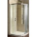 SAPHO čtvrtkruhová sprchová zástěna 900x900mm, čiré sklo + sprchová vanička AG3090