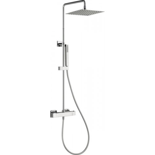 SAPHO UNA sprchový sloup s termostatickou baterií, chrom UN57A2151 SAPHO UNA sprchový sloup s termostatickou baterií, chrom UN57A2151