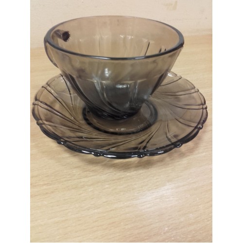 KIG Šapo hrníček s podšálkem 180ml Verona kouř KIG Šapo hrníček s podšálkem 180ml Verona kouř