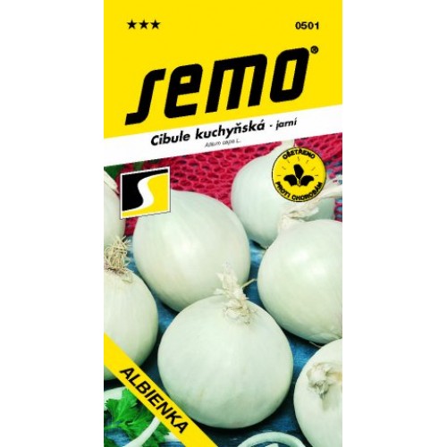 SEMO Cibule obecná ALBIENKA - bílá 0501 SEMO Cibule obecná ALBIENKA - bílá 0501