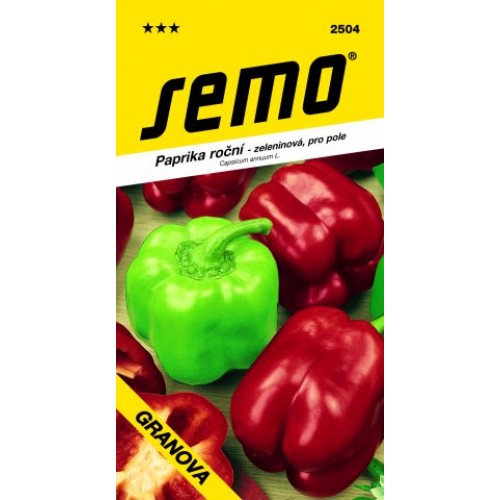 SEMO Paprika sladká GRANOVA 2504 PO EXPIRACI!!!! SEMO Paprika sladká GRANOVA 2504 PO EXPIRACI!!!!
