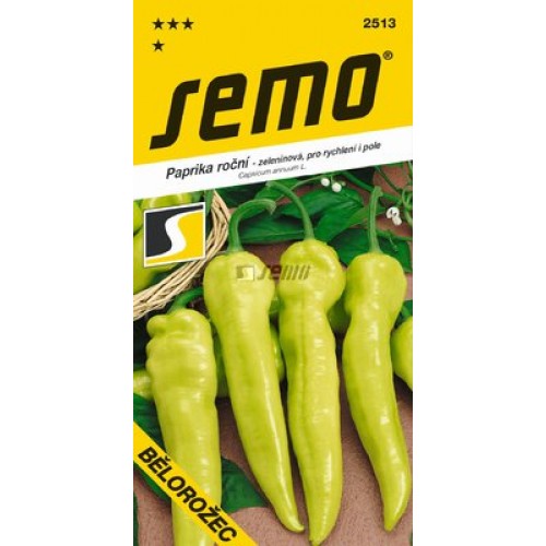 SEMO Paprika sladká BĚLOROŽEC 25139 SEMO Paprika sladká BĚLOROŽEC 25139
