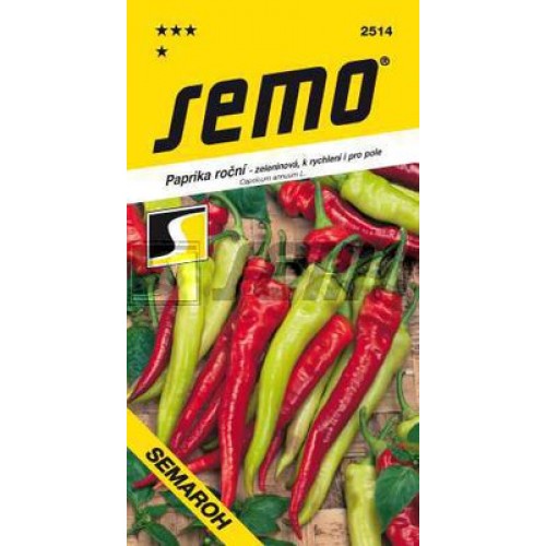 SEMO Paprika sladká SEMAROH 2514 PO EXPIRACI!!!!
