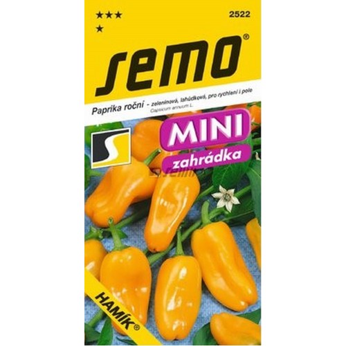 SEMO Paprika sladká HAMÍK (MINI zahrádka) 2522 SEMO Paprika sladká HAMÍK (MINI zahrádka) 2522
