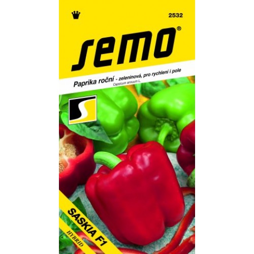 SEMO Paprika sladká SASKIA F1 2532 SEMO Paprika sladká SASKIA F1 2532