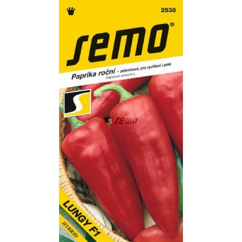 SEMO Paprika sladká LUNGY F1 2538 SEMO Paprika sladká LUNGY F1 2538
