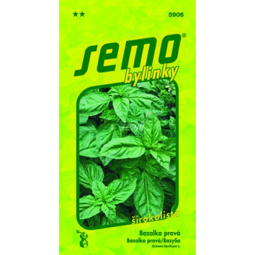 SEMO Bazalka pravá DARK GREEN 59069
