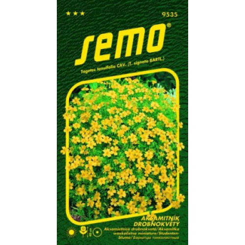 SEMO Aksamitník drobnokvětý žlutý 9535 SEMO Aksamitník drobnokvětý žlutý 9535