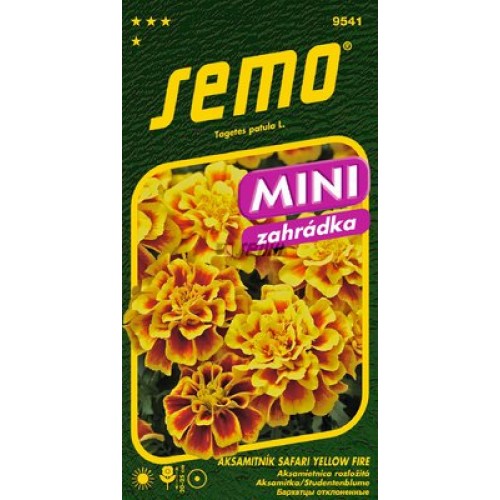 SEMO Aksamitník rozkladitý SAFARI YELLOW FIRE 9541
