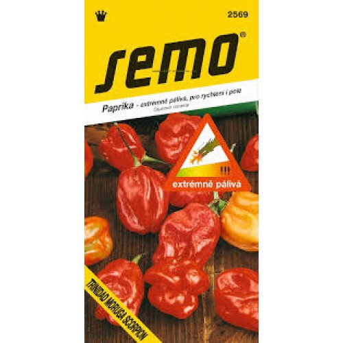 SEMO Paprika pálivá TRINIDAD MORUGA SCORPION RED 2569 SEMO Paprika pálivá TRINIDAD MORUGA SCORPION RED 2569