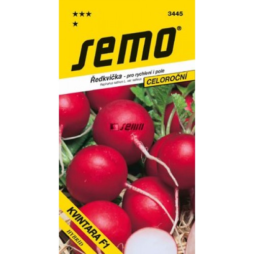SEMO Ředkvička KVINTARA F1 - celoroční 3445 SEMO Ředkvička KVINTARA F1 - celoroční 3445
