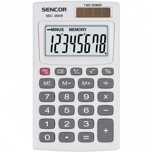 SENCOR SEC 255/ 8 DUAL kalkulačka 10001166 SENCOR SEC 255/ 8 DUAL kalkulačka 10001166