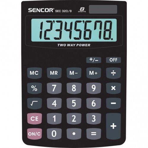 SENCOR SEC 320/ 8 DUAL kalkulačka 10002076 SENCOR SEC 320/ 8 DUAL kalkulačka 10002076