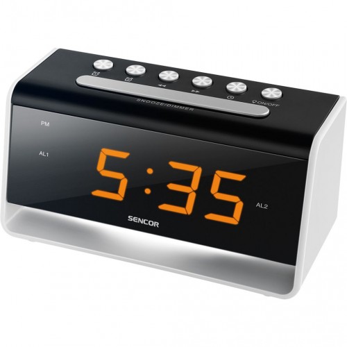 SENCOR SDC 4400 W hodiny s budíkem LED 35048704 SENCOR SDC 4400 W hodiny s budíkem LED 35048704