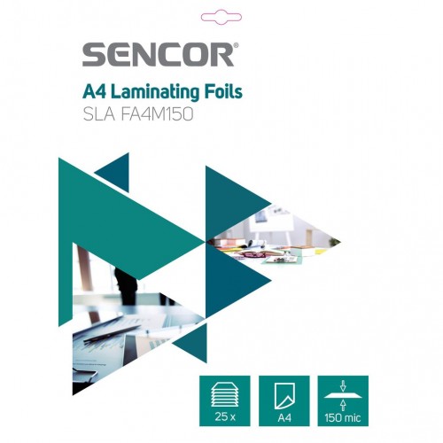 SENCOR SLA FA4M150 fólie A4 150mic 25ks 45009008