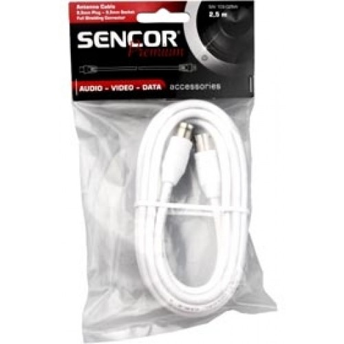 SENCOR Anténní kabel SAV 109-025W ant.koax.kab. M-F P 35020186 SENCOR Anténní kabel SAV 109-025W ant.koax.kab. M-F P 35020186