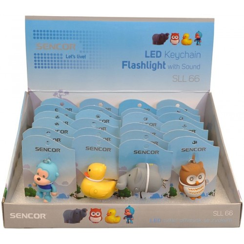 SENCOR SLL 66 LED přívěšek se zvukem 24x 50000946 SENCOR SLL 66 LED přívěšek se zvukem 24x 50000946