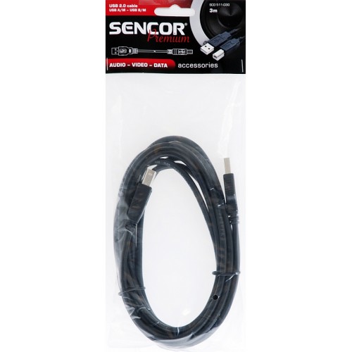 SENCOR USB kabel SCO 511-030 USB A/M-B/M TISKAR. P 35039757 SENCOR USB kabel SCO 511-030 USB A/M-B/M TISKAR. P 35039757