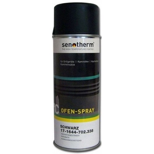 Senotherm Žáruvzdorná barva ve spreji - černá 400 ml - spray 400 ml, černá Senotherm Žáruvzdorná barva ve spreji - černá 400 ml - spray 400 ml, černá