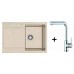 Franke SET G39 dřez MRG 611.085 pískový melír + dřezová baterie Samoa