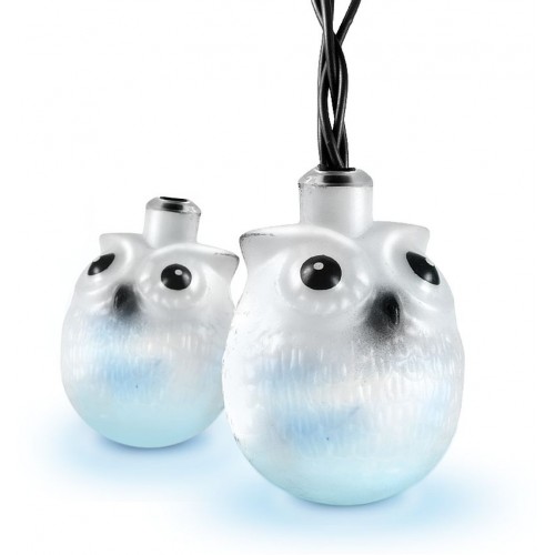 SHARKS Zahradní solární LED světelný řetěz Sovičky SA082 SHARKS Zahradní solární LED světelný řetěz Sovičky SA082