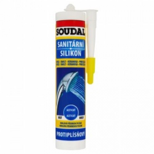 SOUDAL sanitární silikon bílá 280 ml SOUDAL sanitární silikon bílá 280 ml