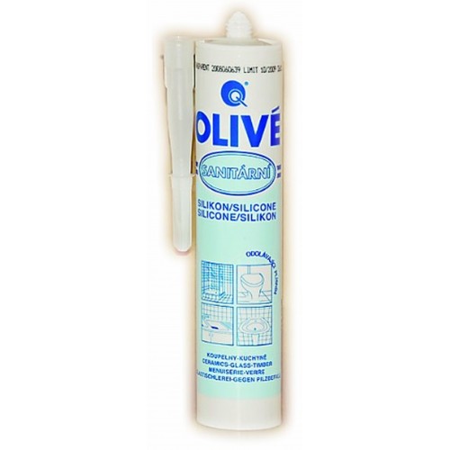 OLIVÉ sanitární silikon transparent 310 ml OLIVÉ sanitární silikon transparent 310 ml