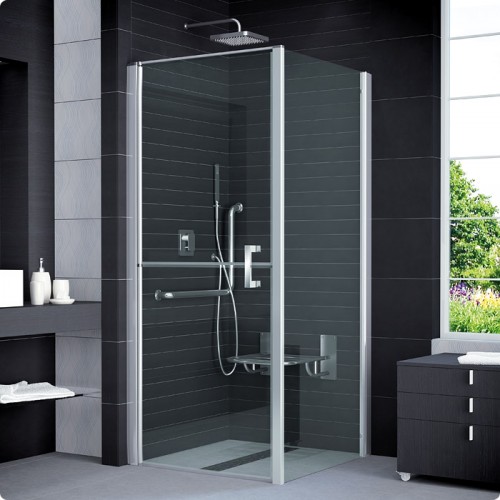 RONAL SLM6 Mobility rozdělené dveře pro stěnu, levé, aluchrom/Mastercarré SLM6GSM15030 RONAL SLM6 Mobility rozdělené dveře pro stěnu, levé, aluchrom/Mastercarré SLM6GSM15030
