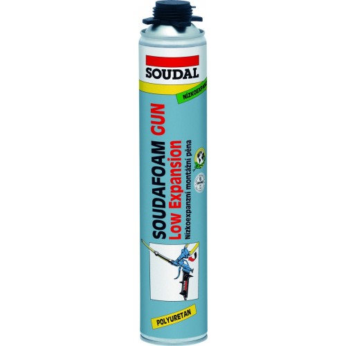 SOUDAL SOUDAFOAM GUN LOW EXPANSION polyuretanová pěna 750 ml SOUDAL SOUDAFOAM GUN LOW EXPANSION polyuretanová pěna 750 ml