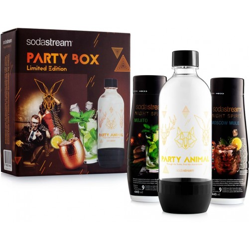 SODASTREAM PARTY BOX 2x koktejl + lahev 42002262 SODASTREAM PARTY BOX 2x koktejl + lahev 42002262
