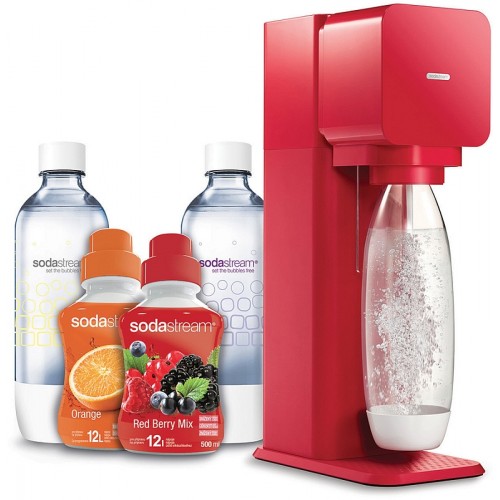 SADA Výrobník sodové vody PLAY RED LE 2v1 SODASTREAM SADA Výrobník sodové vody PLAY RED LE 2v1 SODASTREAM