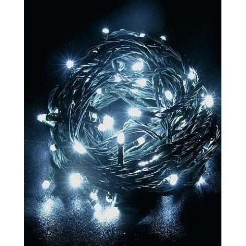 Vánoční osvětlení 50 LED - stálesvítící - BÍLÉ VS453 Vánoční osvětlení 50 LED - stálesvítící - BÍLÉ VS453