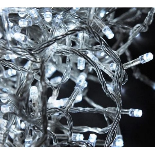 Vánoční osvětlení 200 LED - BÍLÉ / 20LED bliká VS465 Vánoční osvětlení 200 LED - BÍLÉ / 20LED bliká VS465