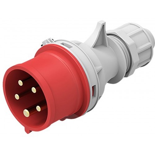 SOLIGHT Vidlice přímá, 5-pólová, 400V/32A, IP44 P154 SOLIGHT Vidlice přímá, 5-pólová, 400V/32A, IP44 P154