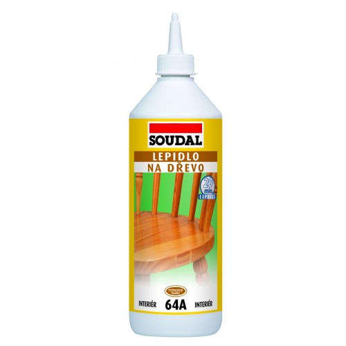 SOUDAL 62A lepidlo na dřevo 250 ml, bílá SOUDAL 62A lepidlo na dřevo 250 ml, bílá