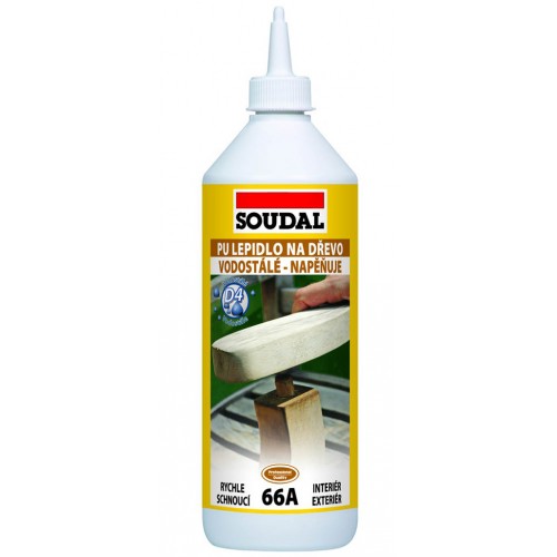 SOUDAL 66A polyuretanové lepidlo na dřevo 750 ml SOUDAL 66A polyuretanové lepidlo na dřevo 750 ml