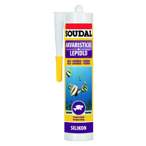 SOUDAL akvaristické lepidlo 310 ml, černá AQ SOUDAL akvaristické lepidlo 310 ml, černá AQ