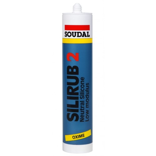 SOUDAL SILIRUB 2 neutrální silikonový tmel 310 ml, černá SOUDAL SILIRUB 2 neutrální silikonový tmel 310 ml, černá