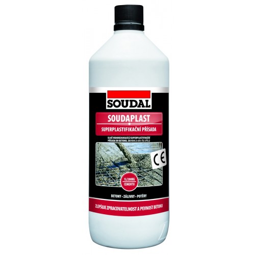 SOUDAL SOUDAPLAST superplastifikační přísada 1 L SOUDAL SOUDAPLAST superplastifikační přísada 1 L