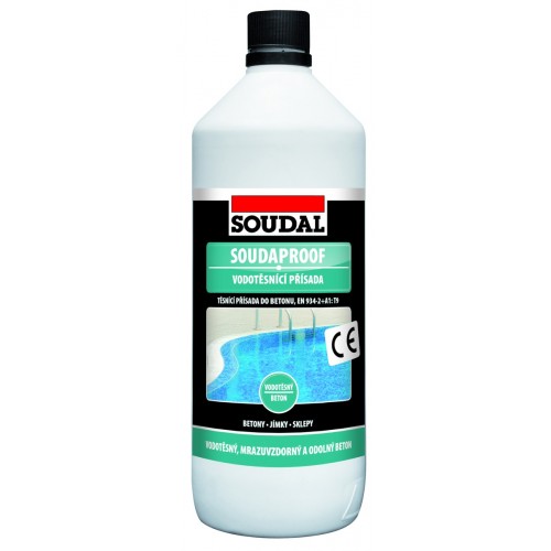 SOUDAL SOUDAPROOF vodotěsnící přísada 1 L