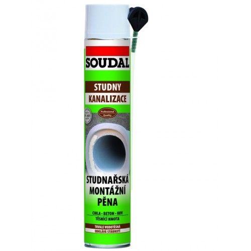 SOUDAL PUR studnářská pěna 750 ml SOUDAL PUR studnářská pěna 750 ml