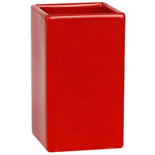 SPIRELLA QUADRO Kelímek red 1013645